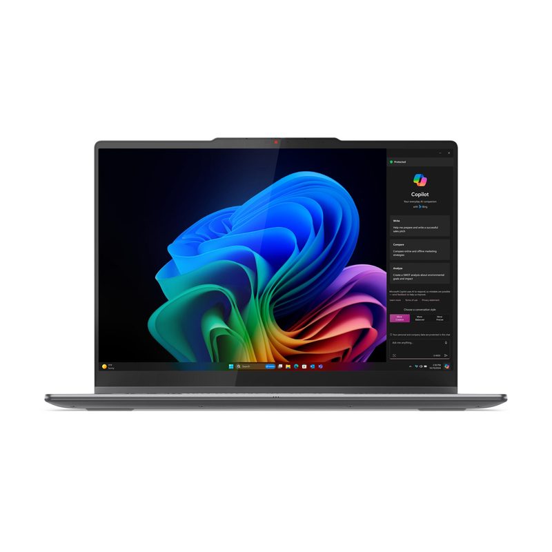 Lenovo Yoga 7 2-in-1 14ILL10 Copilot+ PC Intel Core Ultra 5 226V Hybrid (2-in-1) 35.6 cm (14") Touchscreen WUXGA 16 GB LPDDR5x-SDRAM 1 TB SSD Wi-Fi 7 (802.11be) Windows 11 Home Grey English