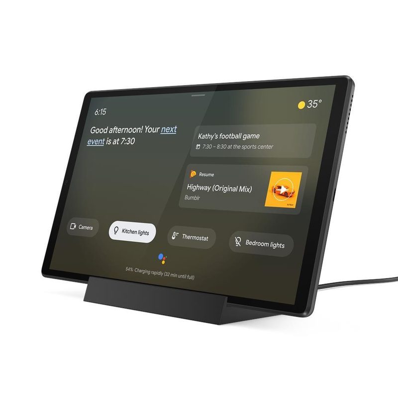 Lenovo Smart Tab M10 HD (2nd Gen) with Google Assistant 64 GB 25.6 cm (10.1") 4 GB Wi-Fi 5 (802.11ac) Android 10 Grey