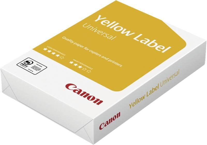 Canon Yellow Label Universal printing paper A4 (210x297 mm) 500 sheets White