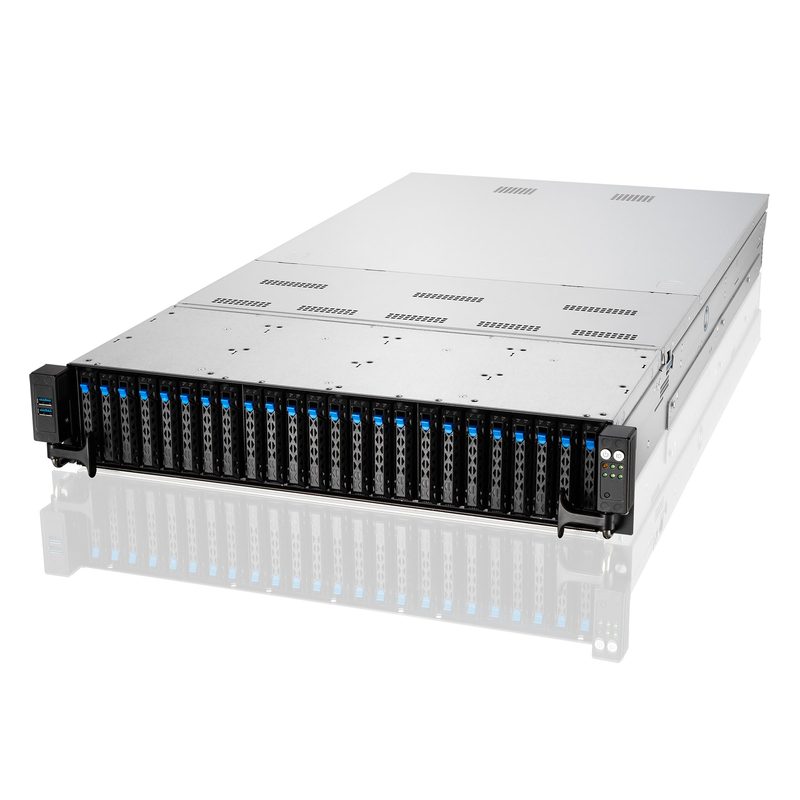 ASUS RS720-E11-RS24U Intel C741 Rack (2U) Black, Silver