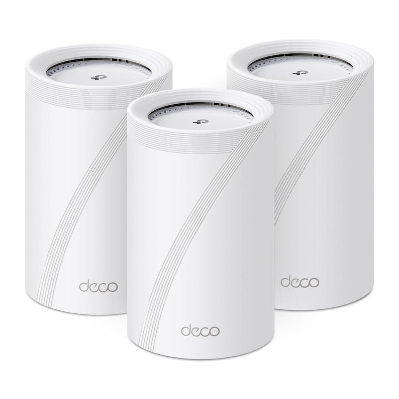 TP-Link Deco BE68 (3-pack) Tri-band (2.4 GHz / 5 GHz / 6 GHz) Wi-Fi 7 (802.11be) White Internal