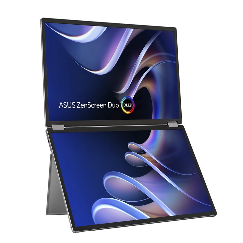 ASUS ZenScreen OLED ZenScreen Duo OLED MQ149CD computer monitor 35.6 cm (14") 1920 x 1200 pixels WUXGA Silver
