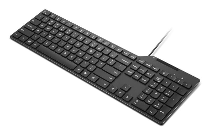 Lenovo 4Y41U13316 keyboard Office USB Belgian, English Black
