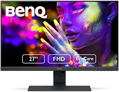 BenQ 27 Inch IPS Monitor | 1080P | Proprietary Eye-Care Tech | Ultra-Slim Bezel | Adaptive Brightness for Image Quality | Speakers | GW2780,Black