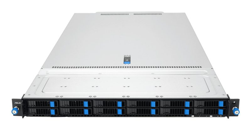 ASUS RS700A-E13-RS12U Rack (1U) Black, Silver