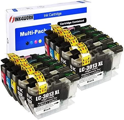 INK4WORK LC3013XL 10-Pack Compatible Ink Cartridges Replacement for Brother LC-3013 LC3013 LC3011 LC-3011 XL for use with MFC-J491DW MFC-J497DW MFC-J690DW MFC-J895DW (4BK, 2C, 2M, 2Y)
