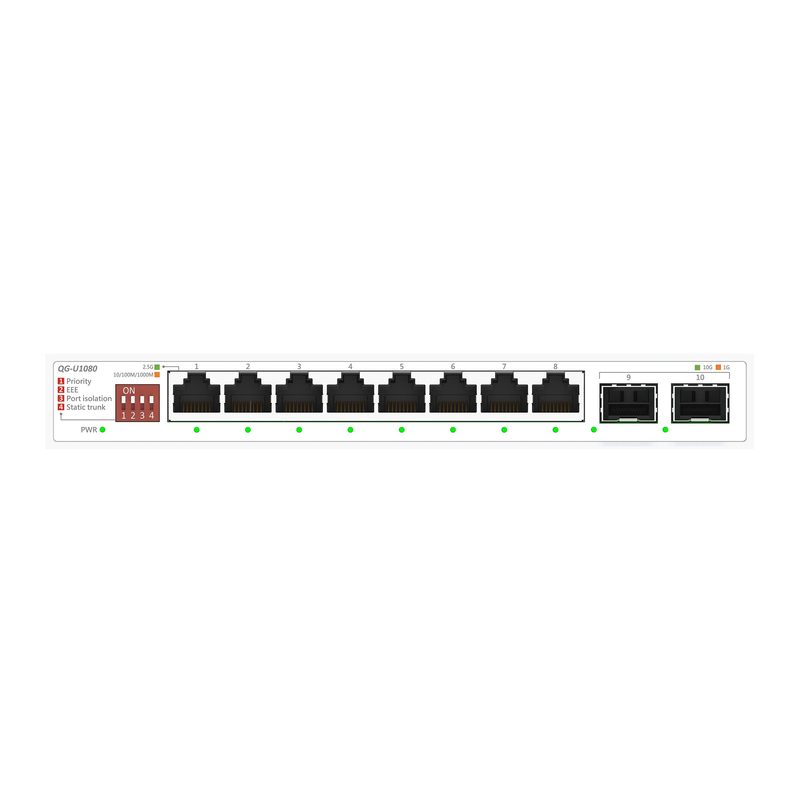 ASUS QG-U1080 Unmanaged 2.5G Ethernet (100/1000/2500) White