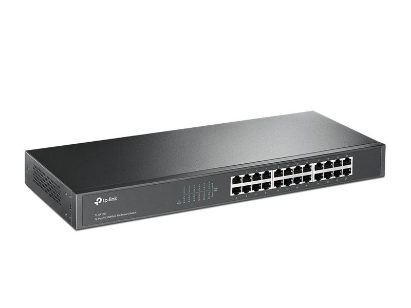 TP-Link TL-SF1024 Unmanaged Fast Ethernet (10/100) Black