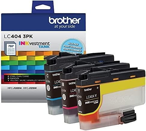 Brother LC4043PKS 3 Pack of Standard Yield Cyan, Magenta and Yellow -Ink -Cartridges