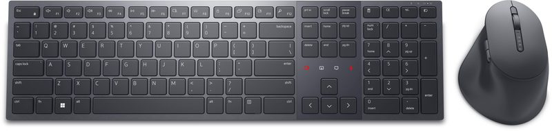 DELL KM900 keyboard Mouse included Office RF Wireless + Bluetooth Canadian Graphite