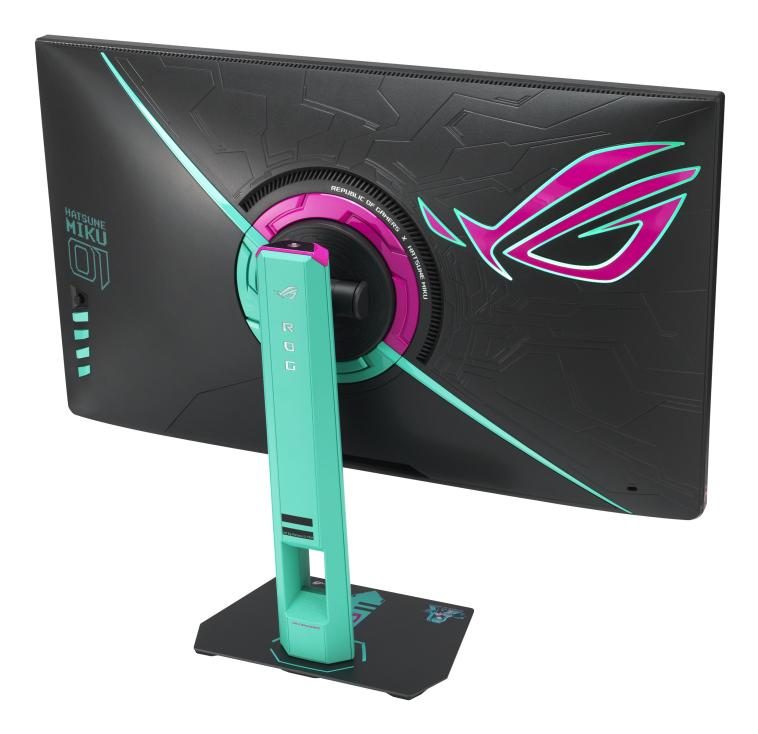 ASUS ROG Strix XG27ACMEG-G Hatsune Miku Edition computer monitor 68.6 cm (27") 2560 x 1440 pixels Wide Quad HD LCD Multicolour