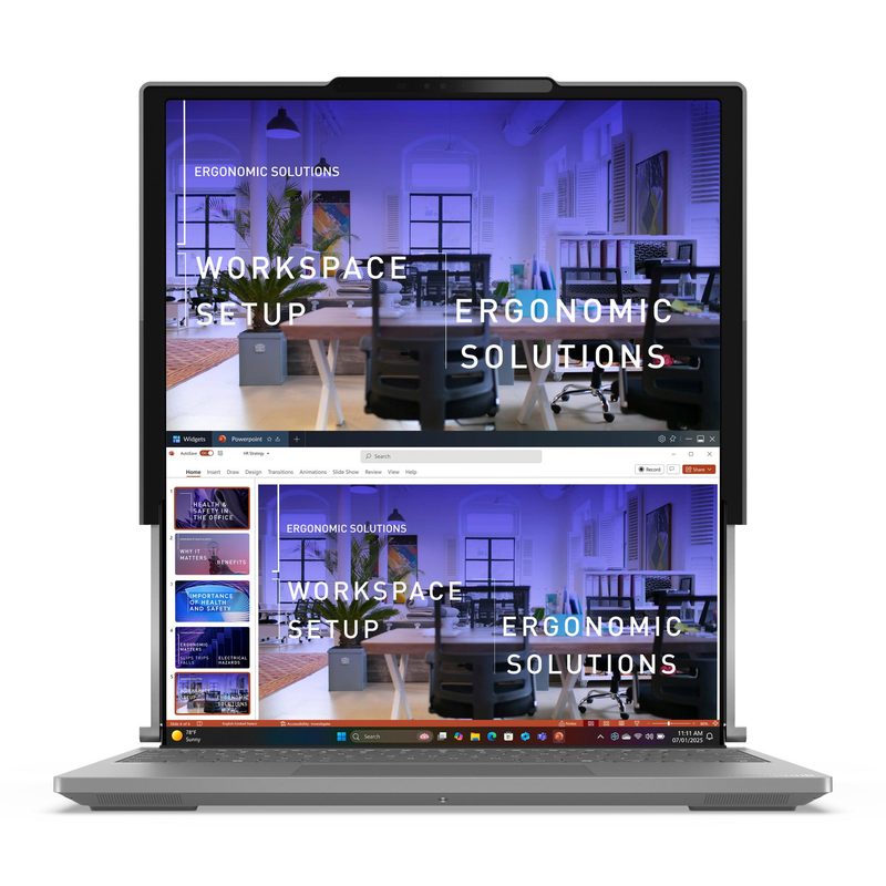 Lenovo ThinkBook Plus G6 Rollable Copilot+ PC Intel Core Ultra 7 258V Laptop 42.4 cm (16.7") 32 GB LPDDR5x-SDRAM 1 TB SSD Wi-Fi 7 (802.11be) Windows 11 Pro Grey French