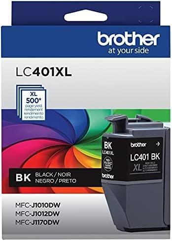 Brother Genuine LC401XLBK High Yield Black Ink Cartridge