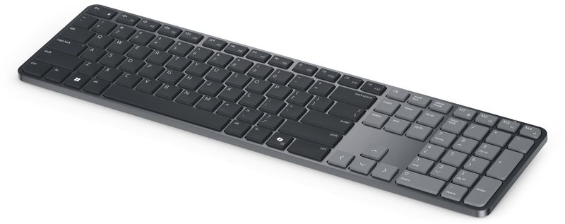 DELL Pro 7 Slim keyboard Home/Office RF Wireless + Bluetooth US English Graphite