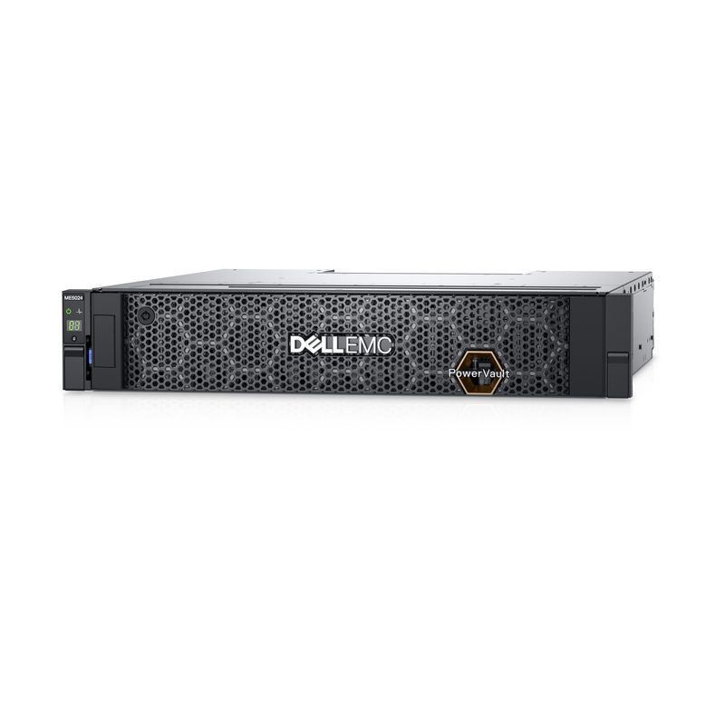 DELL PowerVault ME5024 Storage server Rack (2U) Intel® Xeon® 4.8 TB HDD Black