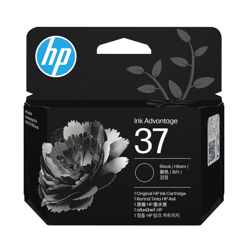 HP 37 Black Original Ink Cartridge