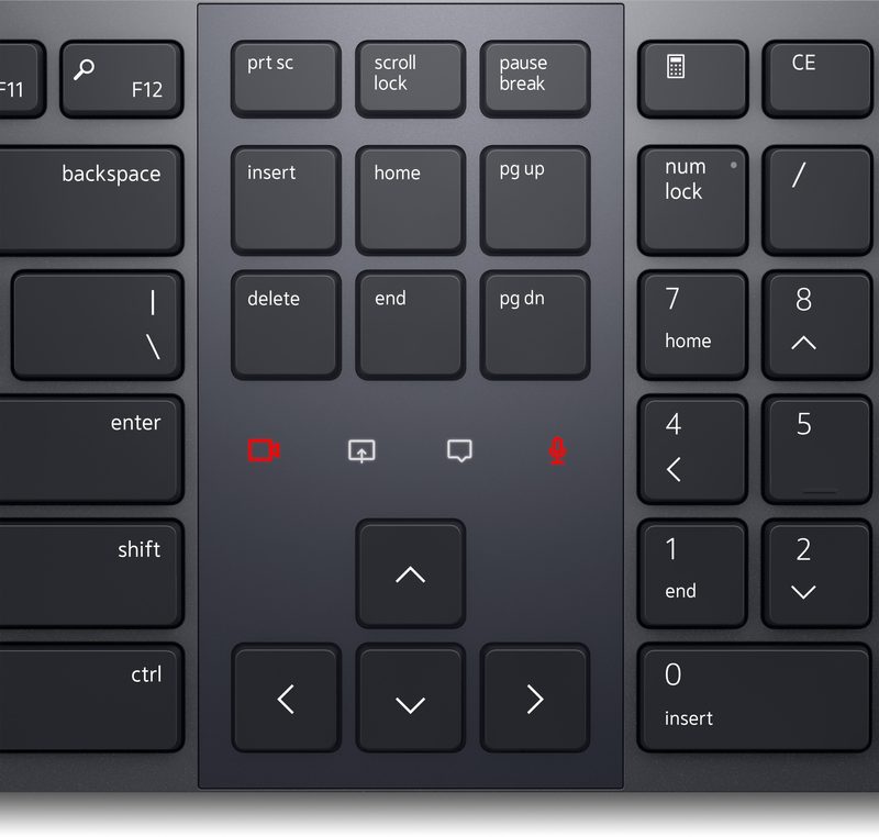 DELL KB900 keyboard Office RF Wireless Canadian Graphite