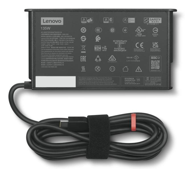 Lenovo 4X21H27805 power adapter/inverter Indoor 135 W Black