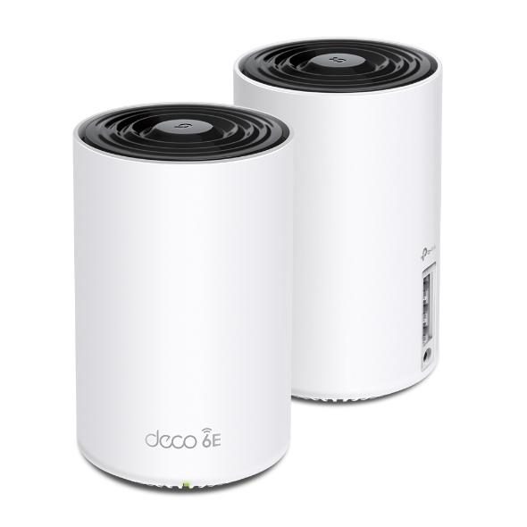 TP-Link DECO XE75(2-PACK)(EU) mesh wi-fi system Tri-band (2.4 GHz / 5 GHz / 6 GHz) Wi-Fi 6E (802.11ax) White 3 Internal
