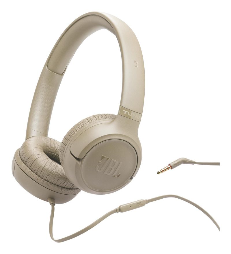 JBL Tune 530 Headset Wired Head-band Music/Everyday Beige
