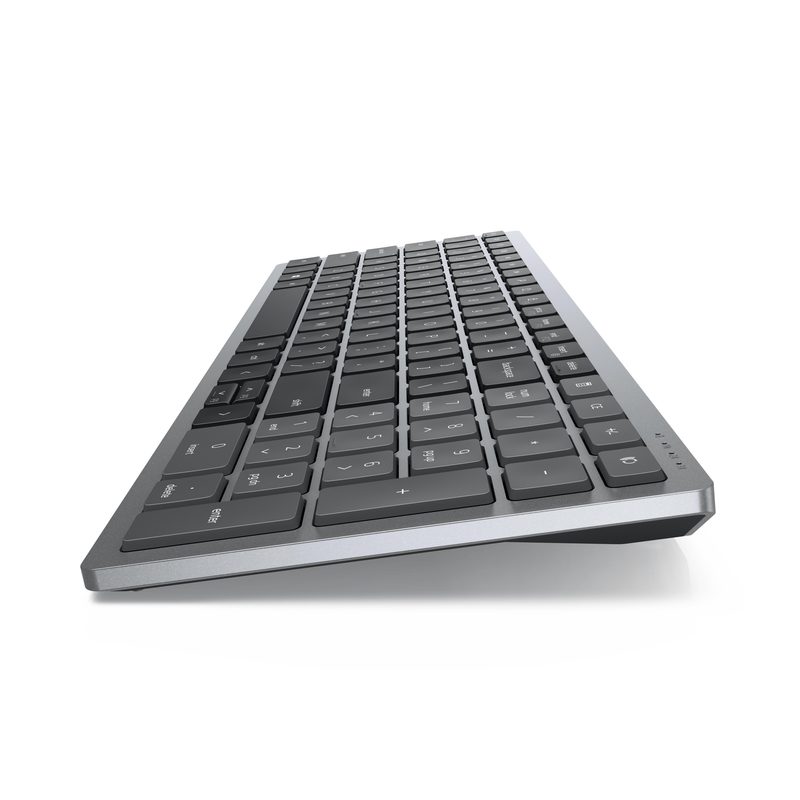 DELL KM7120W keyboard Mouse included Office RF Wireless + Bluetooth US English Grey, Titanium