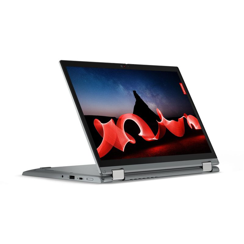 Lenovo ThinkPad L13 Yoga Gen 4 (AMD) AMD Ryzen™ 5 PRO 7530U Hybrid (2-in-1) 33.8 cm (13.3") Touchscreen WUXGA 16 GB DDR4-SDRAM 256 GB SSD Wi-Fi 6E (802.11ax) Windows 11 Pro Grey French