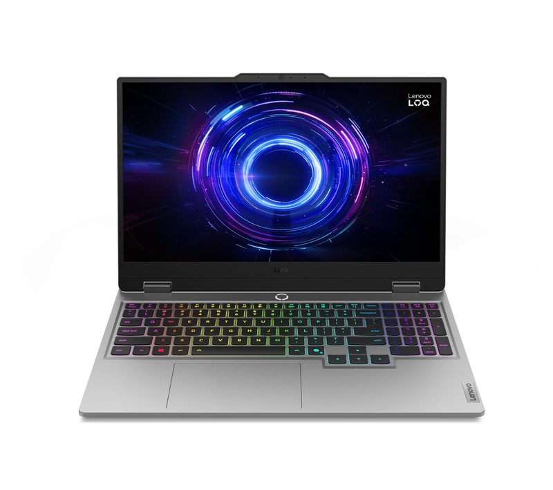 Lenovo LOQ 15IRX10 Intel® Core™ i7 i7-13650HX Laptop 39.6 cm (15.6") Full HD 32 GB DDR5-SDRAM 1 TB SSD NVIDIA GeForce RTX 5060 Wi-Fi 6 (802.11ax) Grey Spanish