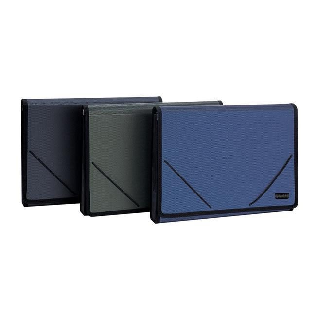 Deli Expanding Case A4 Fabric Design Cover