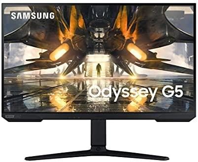 Samsung G50A Gaming Monitor, 27 Inch 4K Gaming Monitor, Ultrawide Gaming Monitor, QHD Monitor, 165hz, HDR10, G-Sync (LS27AG500PNXZA)