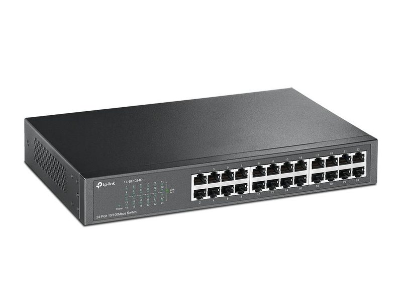 TP-Link TL-SF1024D Unmanaged Fast Ethernet (10/100) Grey