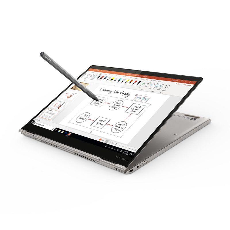 Lenovo ThinkPad X1 Titanium Yoga Gen 1 Intel® Core™ i5 i5-1130G7 Hybrid (2-in-1) 34.3 cm (13.5") Touchscreen 16 GB LPDDR4x-SDRAM 512 GB SSD Wi-Fi 6 (802.11ax) Windows 10 Pro
