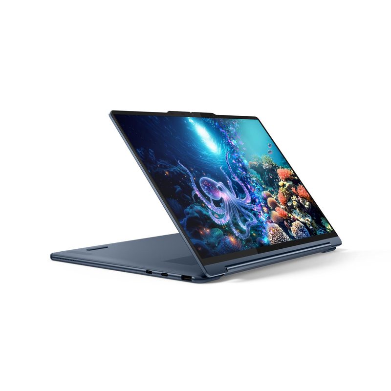Lenovo Yoga 9 2-in-1 14ILL10 Copilot+ PC Intel Core Ultra 7 258V Hybrid (2-in-1) 35.6 cm (14") Touchscreen 4K Ultra HD 32 GB LPDDR5x-SDRAM 1 TB SSD Wi-Fi 7 (802.11be) Windows 11 Pro Blue English