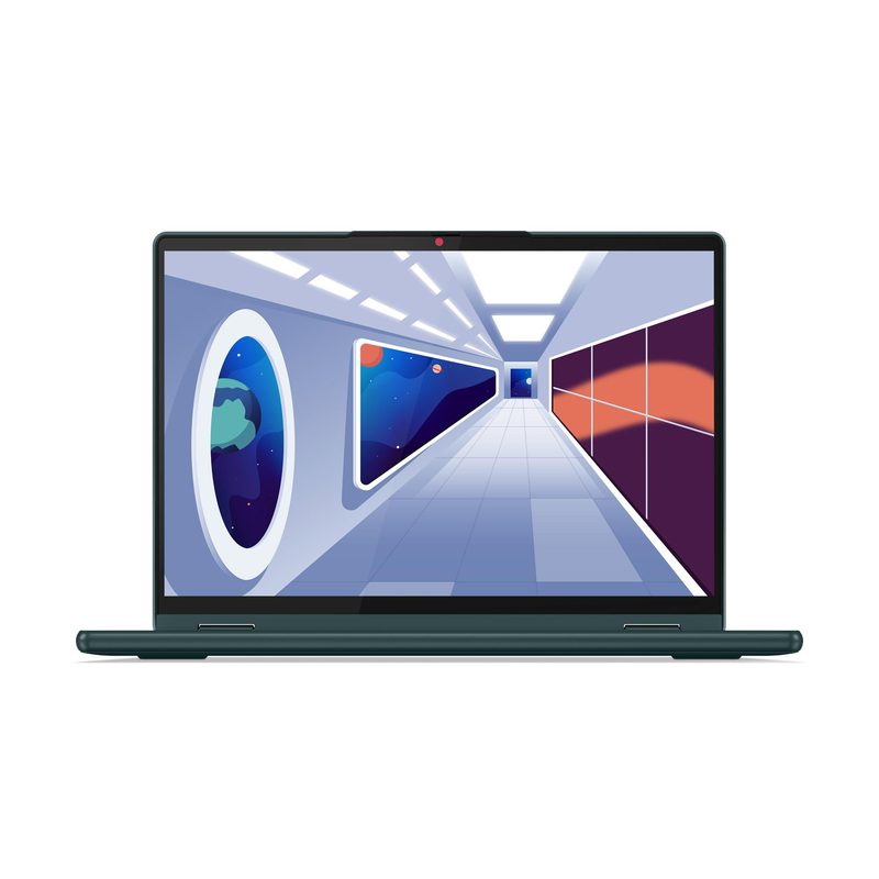 Lenovo Yoga 6 13ABR8 AMD Ryzen™ 7 7730U Hybrid (2-in-1) 33.8 cm (13.3") Touchscreen WUXGA 16 GB LPDDR4x-SDRAM 512 GB SSD Wi-Fi 6 (802.11ax) Windows 11 Home Teal