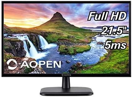AOPEN 22CV1Q bi 21.5″ Full HD (1920 x 1080) VA Monitor for Work or Home (1 x HDMI & VGA Port)