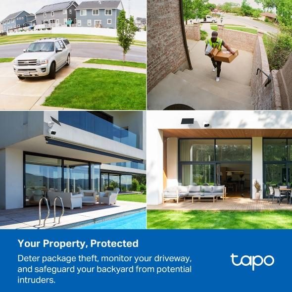 TP-Link Tapo TC80 KIT security camera Bullet IP security camera Outdoor 1920 x 1080 pixels Ceiling/Wall/Pole