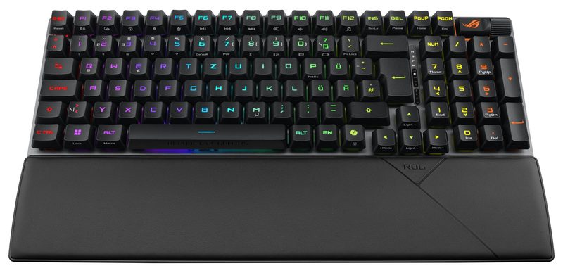 ASUS ROG Strix Scope II 96 RX Wireless keyboard Gaming USB + RF Wireless + Bluetooth Black
