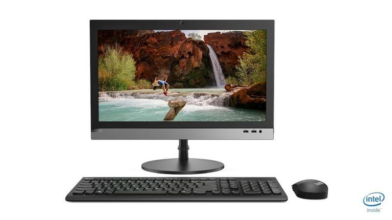 Lenovo V330-20ICB AIO Intel® Core™ i3 i3-8100 49.5 cm (19.5") 1600 x 900 pixels All-in-One PC 4 GB DDR4-SDRAM 1 TB HDD Windows 10 Pro Wi-Fi 5 (802.11ac) Black
