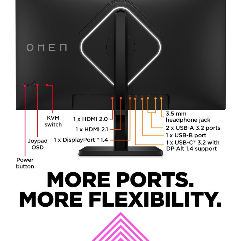 OMEN by HP 27 inch UHD 144Hz Gaming Monitor - OMEN 27k
