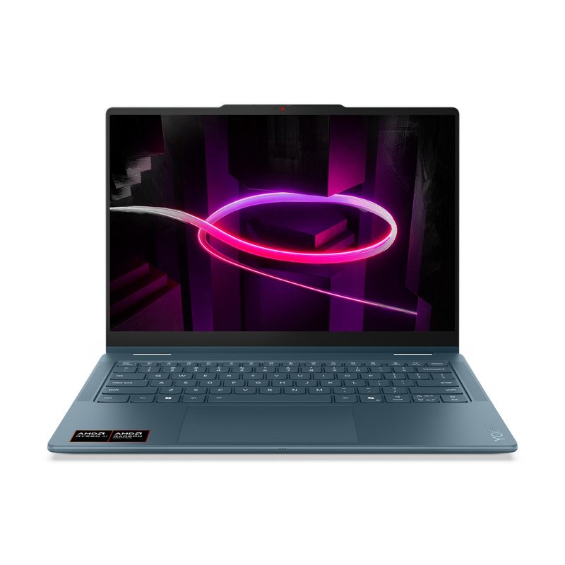 Lenovo Yoga 7 2-in-1 14AGP11 Copilot+ PC AMD Ryzen™ AI 7 445 Hybrid (2-in-1) 35.6 cm (14") Touchscreen WUXGA 16 GB LPDDR5x-SDRAM 512 GB SSD Wi-Fi 7 (802.11be) Teal