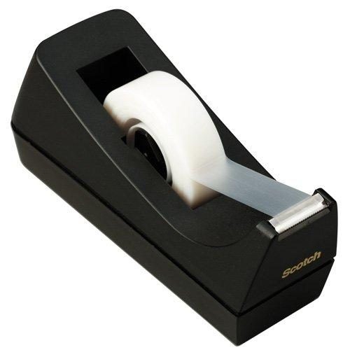 3M Desktop Tape Dispenser, C-38 Black