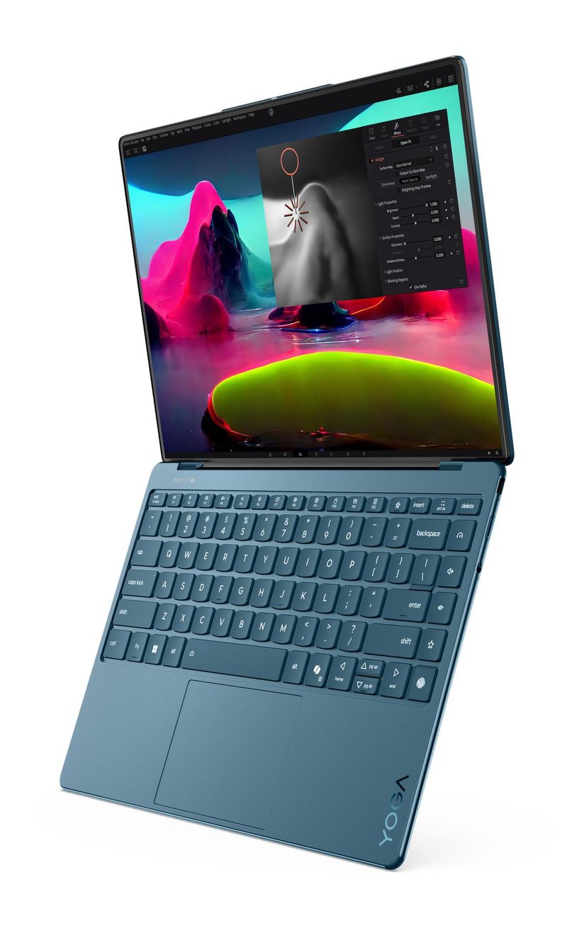 Lenovo Yoga Slim 9 14ILL10 Copilot+ PC Intel Core Ultra 7 258V Laptop 35.6 cm (14") Touchscreen WQUXGA 32 GB LPDDR5x-SDRAM 1 TB SSD Wi-Fi 7 (802.11be) Windows 11 Home Teal English