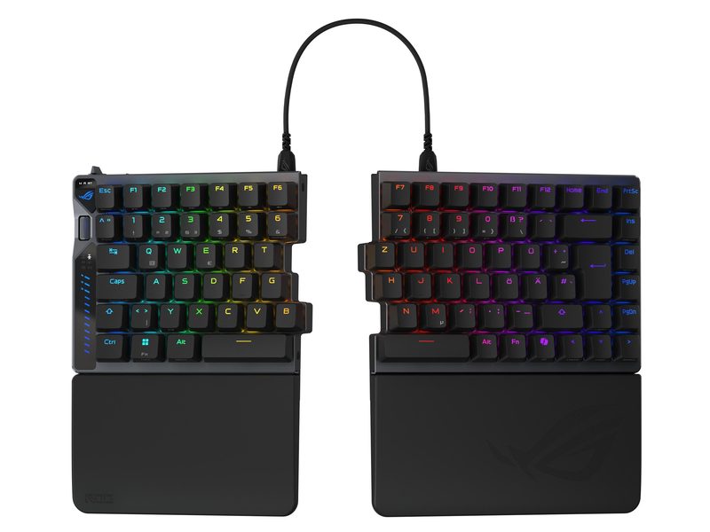 ASUS ROG Falcata keyboard Gaming USB + RF Wireless + Bluetooth QWERTZ German Black