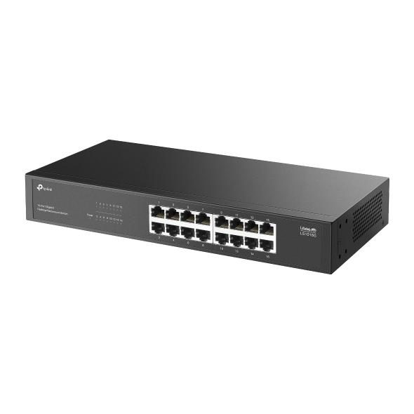 TP-Link LS1016G network switch Unmanaged Gigabit Ethernet (10/100/1000) Black