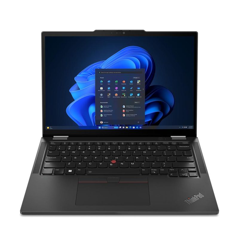 Lenovo ThinkPad X13 2-in-1 Intel Core Ultra 7 155U Hybrid (2-in-1) 33.8 cm (13.3") Touchscreen WUXGA 16 GB LPDDR5x-SDRAM 1 TB SSD Wi-Fi 6E (802.11ax) Windows 11 Pro Black US English