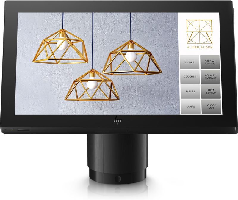 HP Engage One Pro All-in-One System i3-10100E 3.2 GHz 39.6 cm (15.6") 1920 x 1080 pixels Touchscreen Black