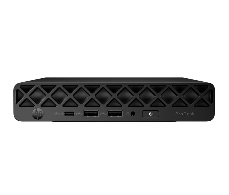 HP ProDesk 4 G1i AI PC Wolf Pro Security Edition Intel Core Ultra 5 235T 16 GB DDR5-SDRAM 512 GB SSD Windows 11 Pro Mini PC Black
