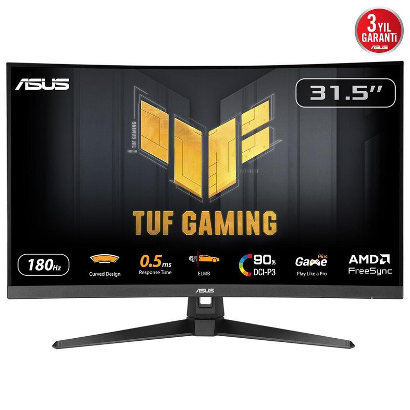 ASUS TUF Gaming VG32WQ3B computer monitor 80 cm (31.5") 2560 x 1440 pixels Quad HD LED Black