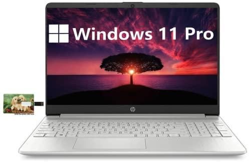 HP 15.6″ HD Display Business Laptop, 11th Gen Intel Core i5-1135G7, Windows 11 Pro, 32GB RAM, 1TB SSD, Wi-Fi 5, Bluetooth, Long Battery Life, 32GB Durlyfish USB Card