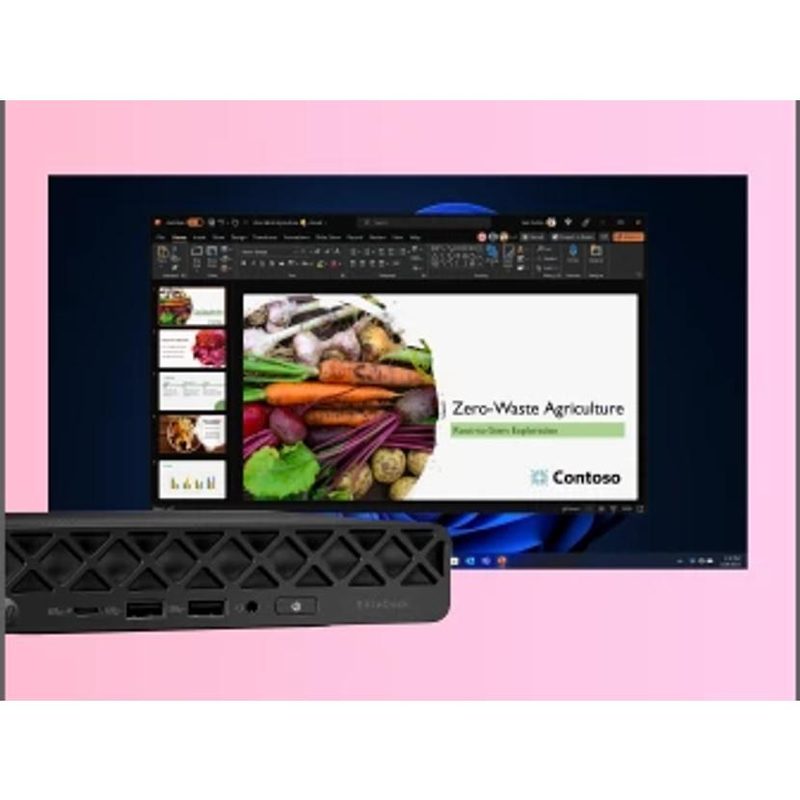 HP EliteDesk 8 Mini G1i U9285 32GB/1TBPC Intel Core Ultra 9 285 DDR5-SDRAM 1 TB SSD Windows 11 Pro Mini PC AI PC Black