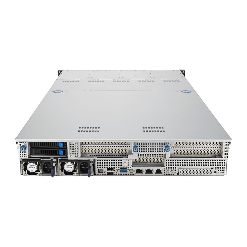 ASUS RS521A-E12-RS24U Socket SP5 Rack (2U) Black, Silver